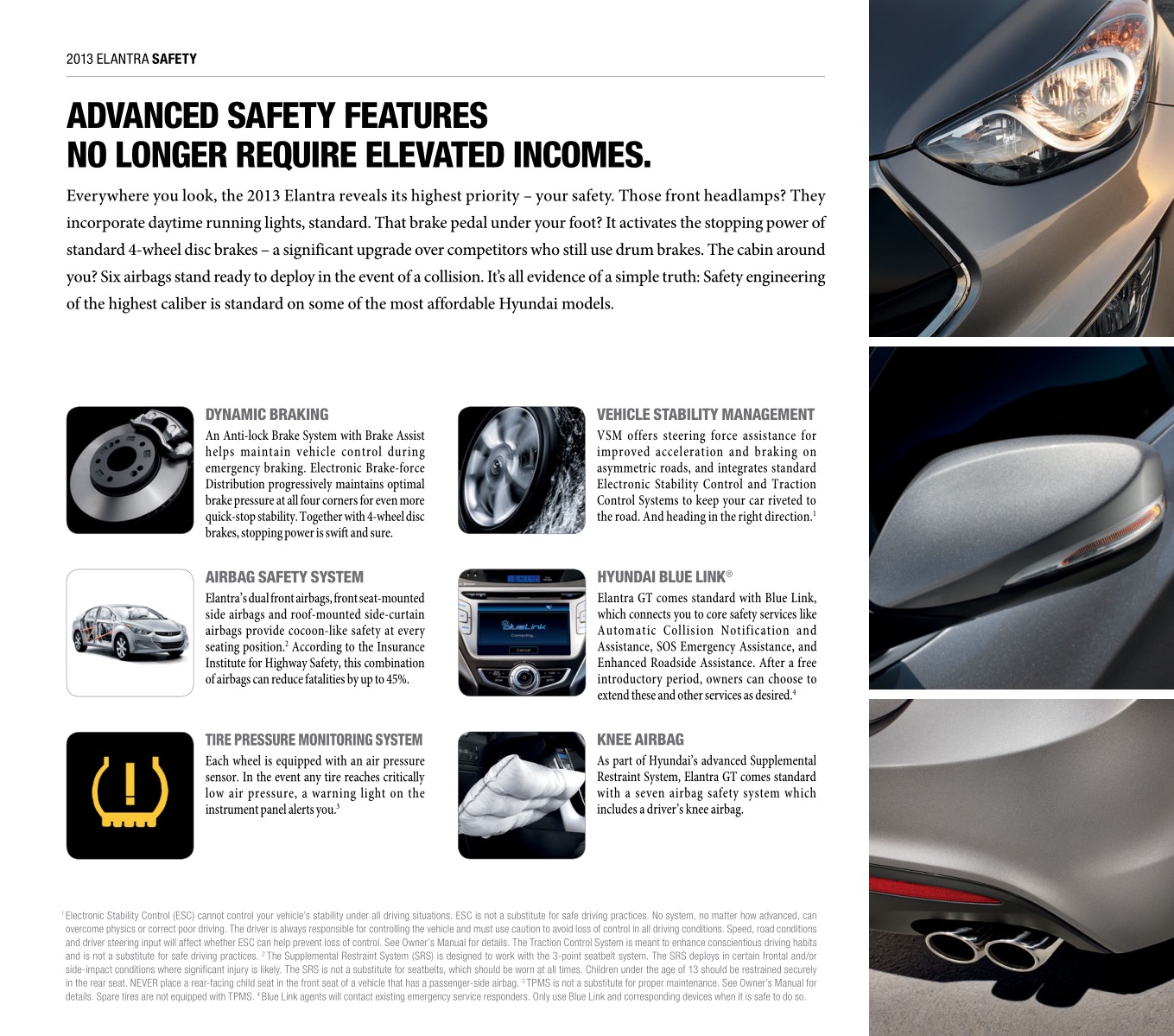 2013 Hyundai Elantra Brochure Page 13